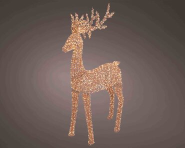 Lumineo micro LED rendier 200 cm buiten - afbeelding 2