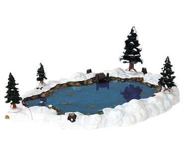 Lemax kerstdorp figuur 'Mill Pond'