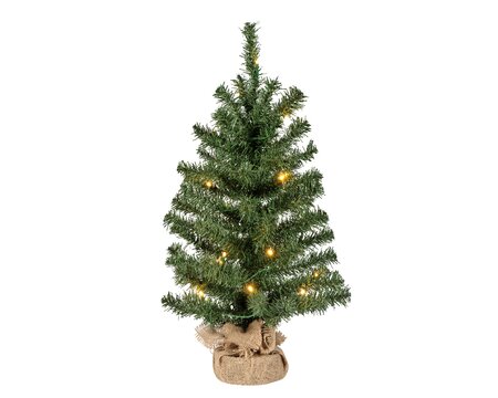 Everlands mini kunstkerstboom Imperial met verlichting 60 cm - afbeelding 1