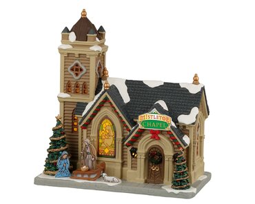 Lemax kersthuisje 'Mistletoe Chapel'