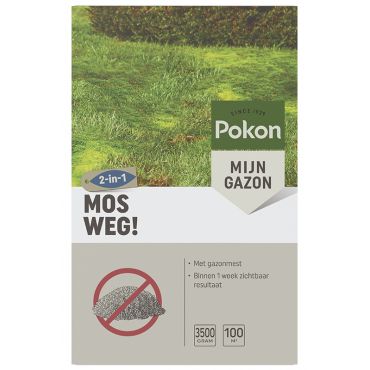 Pokon mosbestrijder gazon 3,5 kg - afbeelding 1