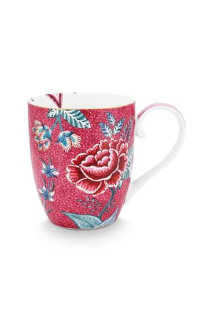 Pip Studio Flower Festival Mok xl roze