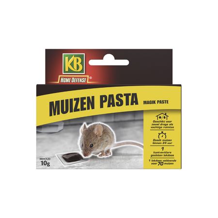 KB Home Defense muizen pasta alfachloralose - afbeelding 1