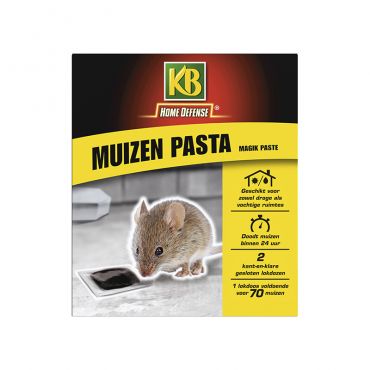 KB Home Defense muizen pasta alfachloralose - afbeelding 1