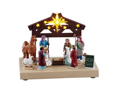 Lemax kersthuisje 'Nativity Play'