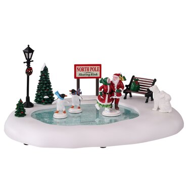 Lemax kersthuisje 'North Pole Skating Rink'