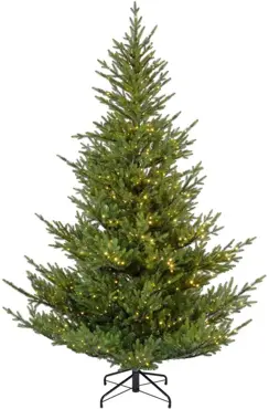 Everlands kunstkerstboom Norway 210 cm - met verlichting - afbeelding 1