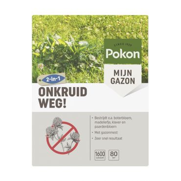 Pokon onkruidbestrijder gazon 80m²