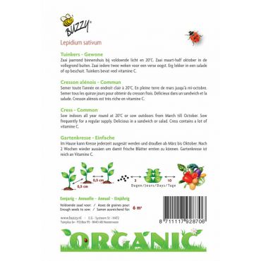 Tuinkers Gewone (BIO) - afbeelding 2