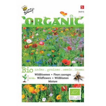 Wildbloemen mengsel (BIO) - afbeelding 1
