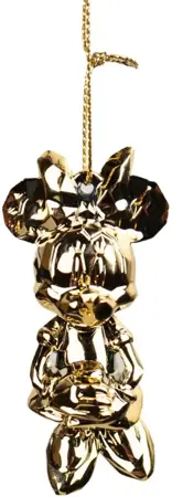 Kurt S. Adler kerst ornament minnie chrome goud