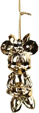 Kurt S. Adler kerst ornament minnie chrome goud