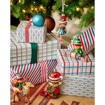 Decoris kerstornament kerstelf - afbeelding 2