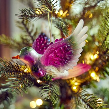 Decoris kerstornament vogel - afbeelding 2