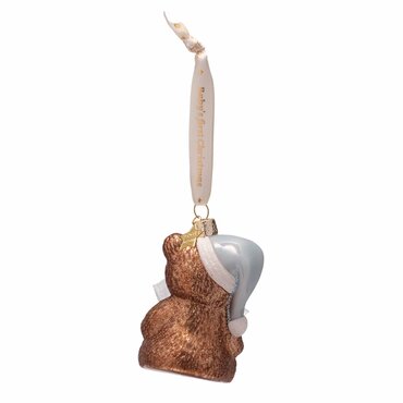 Vondels kersthanger knuffelbeer "baby first christmas" - afbeelding 2