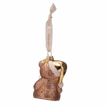 Vondels kersthanger knuffelbeer "baby first christmas" - afbeelding 2