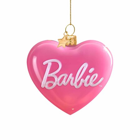 Vondels kersthanger Barbie logo hart - afbeelding 1