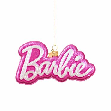 Vondels kersthanger Barbie logo - afbeelding 1