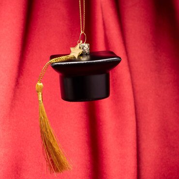 Vondels kersthanger doctoraalhoed - afbeelding 2