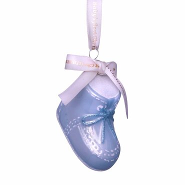 Vondels kersthanger schoentje "baby first christmas" - afbeelding 1