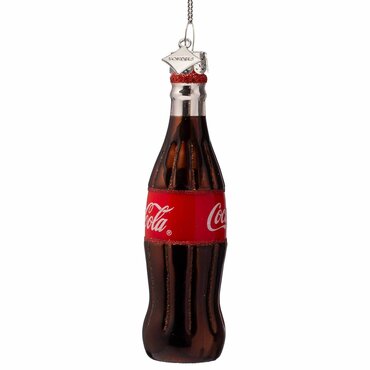 Vondels kersthanger Coca Cola flesje - afbeelding 1