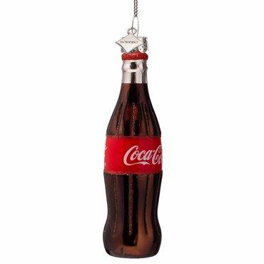 Vondels kersthanger Coca Cola flesje - afbeelding 2