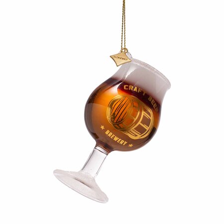 Vondels kersthanger bierglas "craft beer" - afbeelding 1