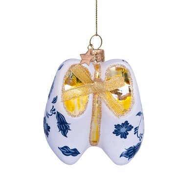 Vondels kersthanger delfts blauwe klompjes