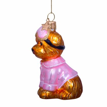 Vondels kersthanger hond in pyjama - afbeelding 2