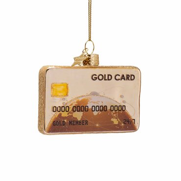 Vondels kersthanger creditcard - afbeelding 1