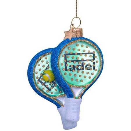 Vondels kersthanger padel racket