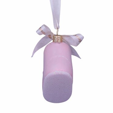 Vondels kersthanger schoentje "baby first christmas" - afbeelding 2
