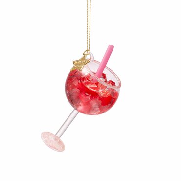Vondels kersthanger pink gin tonic - afbeelding 1