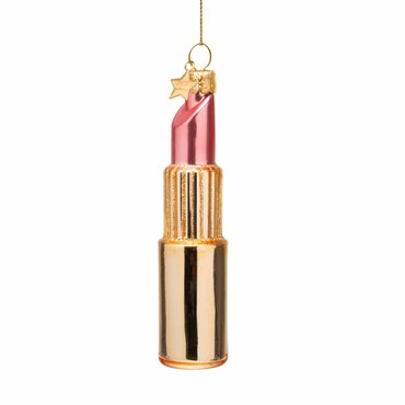 Vondels kersthanger roze lipstick - afbeelding 1
