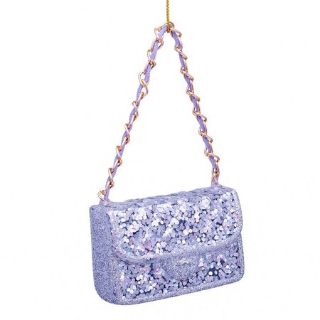 Vondels kersthanger glitter modetas
