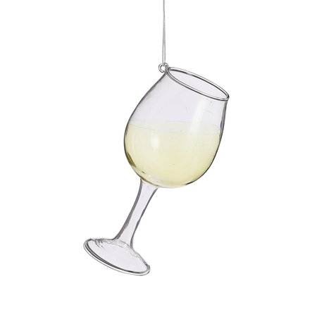 Kerst ornament wijnglas