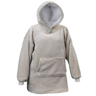 Oversized fleece hoodie