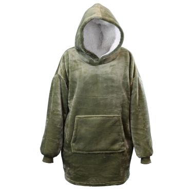 Oversized fleece hoodie