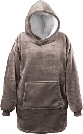 Oversized fleece hoodie