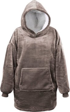 Oversized fleece hoodie