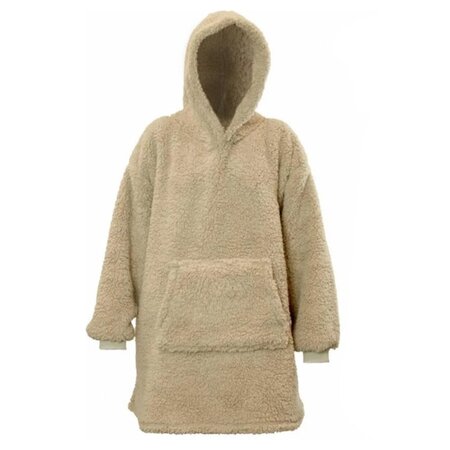 Oversized teddy hoodie