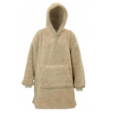 Oversized teddy hoodie