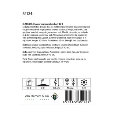 Papaver commutatum Lady Bird - afbeelding 2
