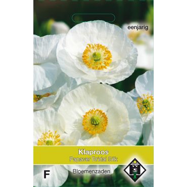 Papaver rhoeas Bridal Silk - afbeelding 1