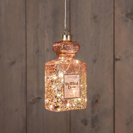 Anna's Collection Roze Parfumfles Glas