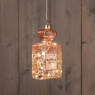 Anna's Collection Roze Parfumfles Glas