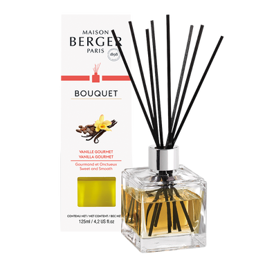 Lampe Berger parfumverspreider met sticks Vanille gourmet 125 ml