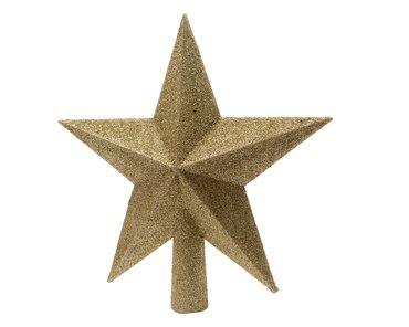 Decoris piek glitter licht goud