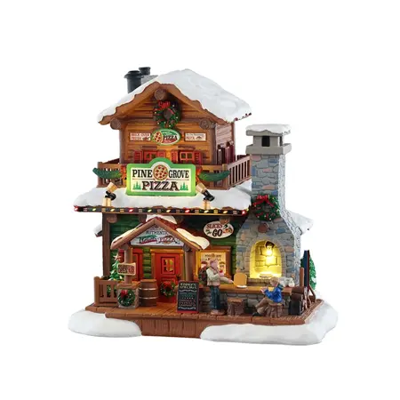 Lemax pine grove pizza