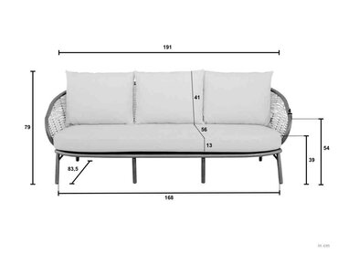 Apple Bee loungebank Pine Key - afbeelding 3